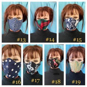 UNISEX 7 for $28 Face Masks lot 100% cotton